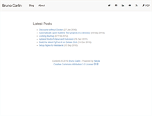 Tablet Screenshot of bcarlin.net